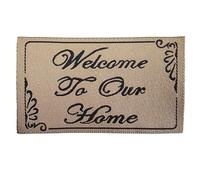 Dolls House Door Mat 'Welcome to Our Home' Miniature Porch Accessory 1:12 Scale