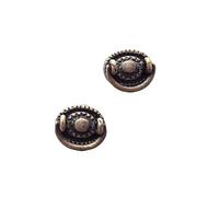 Dolls House Drop Handle Drawer Pulls Antique Brass Miniature Cabinet Hardware