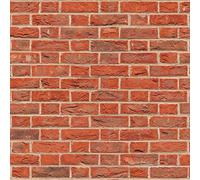 Dolls House Embossed Red Brick Flemish Bond Exterior DIY Card Sheet