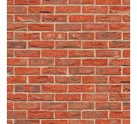 Dolls House Embossed Red Brick Stretcher Bond Exterior DIY Card Sheet