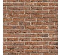 Dolls House Embossed Weathered Brick Stretcher Bond Exterior DIY Card Sheet