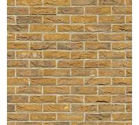 Dolls House Embossed Yellow Brick Stretcher Bond Exterior DIY Card Sheet