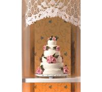The Dolls House Emporium Decorative Wedding Cake with Pink Roses