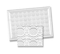 Dolls House Faux Tin Ceiling Miniature 1:12 Scale Foam Board 13 x 9.1/2 inches