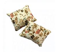 Dolls House Floral Pair of Scatter Cushions Miniature 1:12 Scale Accessory