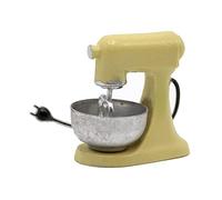 Dolls House Food Mixer Cream Modern Miniature Kitchen Accessory 1:12 Scale