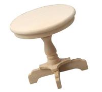 Dolls House Furniture Toy 1:12 Scale Dollhouses Miniature Furniture Side Table Wooden Dollhouses Decorations Accessories