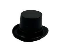 Dolls House Gentleman's Top Hat Black Miniature Victorian Wedding Accessory