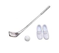 Dolls House Golf Club Ball & Shoes Miniature 1:12 Scale Game Set Accessory