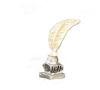 Dolls House Inkwell and Quill Miniature Study Desk School Accessory 1:12 Scale