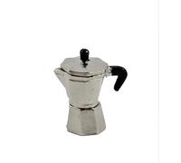 Melody Jane Dolls House Italian Espresso Coffee Pot Stove-Top Miniature Kitchen Accessory