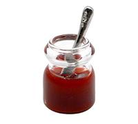 Dolls House Large Jar of Jam in Preperation Miniature Food Cooking Accessory