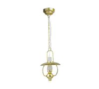 Dolls House Lighting LED Battery Light Hanging Ceiling Oil Lamp