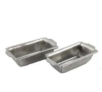 Dolls House Loaf Tin Bread Pan Miniature Kitchen Baking Accessory Pack of 2