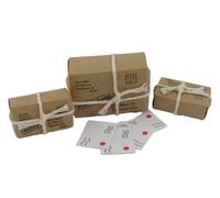 Dolls House Mail Parcels & Letters Post Office Hall Accessory Miniature Delivery