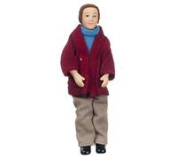 Melody Jane Dolls House Man Gentleman Father Miniature People1:12 Scale Modern Porcelain
