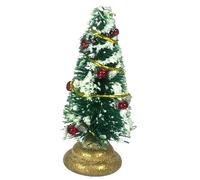 Dolls House Mini Decorated Xmas Tree Miniature Christmas Ornament Accessory