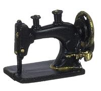 Dolls House Miniature 1:12 Scale Accessory Black Old Fashioned Sewing Machine