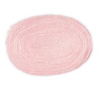 Dolls House Miniature 1:12 Scale Accessory Plain Baby Pink Small Oval Rug