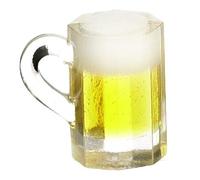 Dolls House Miniature 1:12 Scale Pub Bar Accessory Glass Pint of Lager Ale Beer