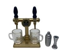 Dolls House Miniature 1:12th Scale Beer Pump Handles Set. Pub accessory