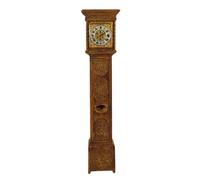 Dolls house miniature 1:12th scale ornate grandfather clock