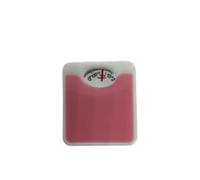 Dolls House Miniature 1:12th Scale Pink Bathroom Scales