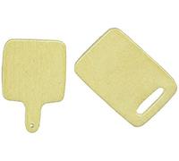 Dolls House Miniature Kitchen Accessory Pair of Wooden Chopping Boards