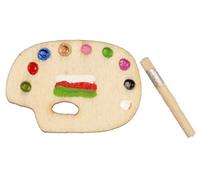 Dolls House Miniature Studio School Study Accessory Artists Painters Pallette