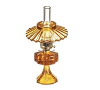 Dolls House Oil Lamp Amber Chrysnbon Ornamental Accessory Small 1:12 Miniature