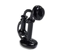 Melody Jane Dolls House Old Fashioned Black Stick Telephone Miniature Study Hall Accessory