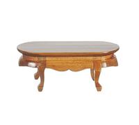 Dolls House Oval Walnut Coffee Table Victorian Living Room Furniture