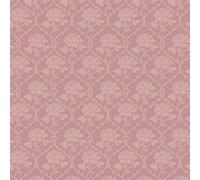 Dolls House Pink Rose Pattern Wallpaper Miniature 1:12 Scale Print