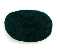 Dolls House Plain Hunter Green Small Oval Rug Miniature 1:12 Scale Accessory