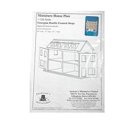 Dolls House Plans Build Your Own 1:12 Georgian Double Fronted Shops