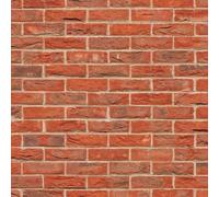 Dolls House Red Brick Stretcher Bond Exterior DIY Card Sheet 1:12 Scale