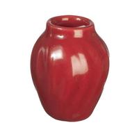 Dolls House Red Vase Urn Style Ceramic Ornament Miniature Accessory 1:12 Scale
