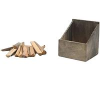 Dolls House Rustic Fire Wood Log Box Pioneer Fireside Fireplace Stove Accessory