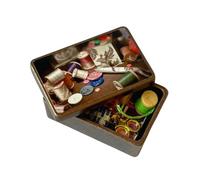 Dolls House Sewing Tin with Contents (D4238) - 1:12 Scale Miniatures | Minimum World