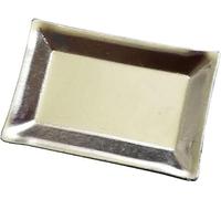 Dolls House Silver Baking Serving Tray Small Miniature Kitchen Dining Accessory