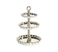Dolls House Silver Cake Stand (D4172) - 1:12 Scale Miniatures | Minimum World