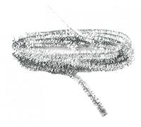 Dolls House Silver Tinsel Miniature Wired Christmas Tree Decoration Ornament