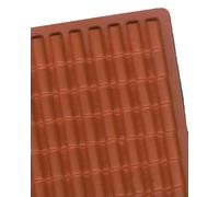 Dolls House Spanish Red Tile Roofing Sheet Moulded Plastic Miniature 1:12 Scale