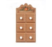 Dolls House Spice Chest Miniature Chrysnbon Country Cottage Kitchen Accessory