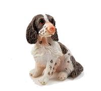 Dolls House Springer Spaniel Sitting Pet Dog Miniature 1:12 Scale Accessory