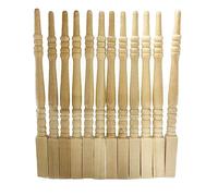Dolls House Staircase Spindles Square Balusters Wooden 1:12 Building Component