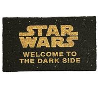 Dolls House Star Wars Welcome Dark Side Door Mat Porch Rug 1:12 Printed Card