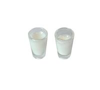 Dolls House Two Glasses of Milk (D4245) - 1:12 Scale Miniatures | Minimum World