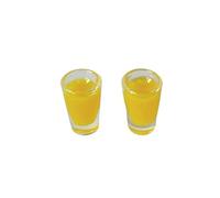 Dolls House Two Glasses of Orange Juice (D4243) - 1:12 Scale Miniatures | Minimum World