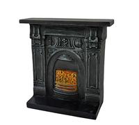 Dolls House Victorian Cast Iron Fireplace Burning Coals1:12 Scale Furniture
